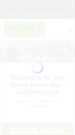 Mobile Screenshot of kingsheadaddlethorpe.com